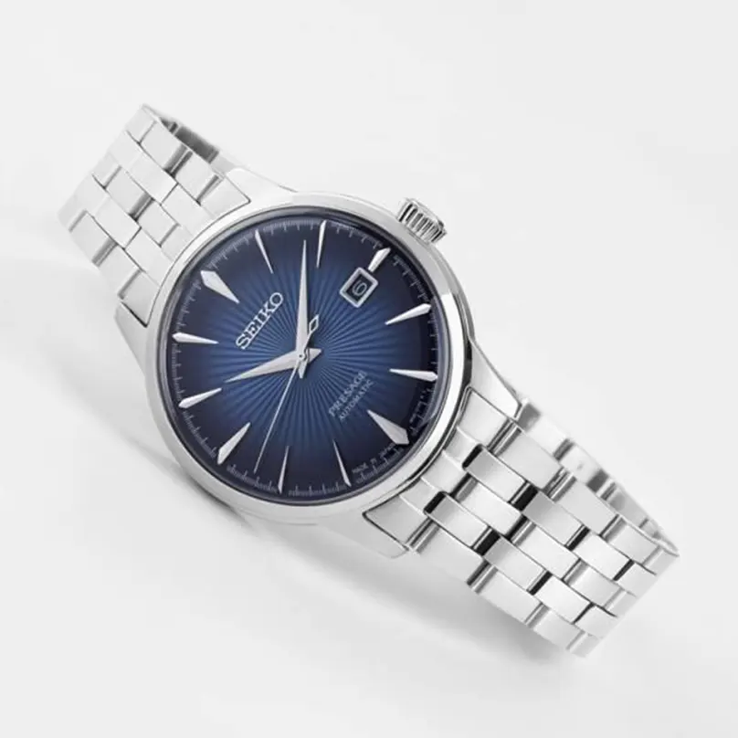 Seiko Men's  Presage Cocktail Time Blue Dial Watch | SRPB41J1